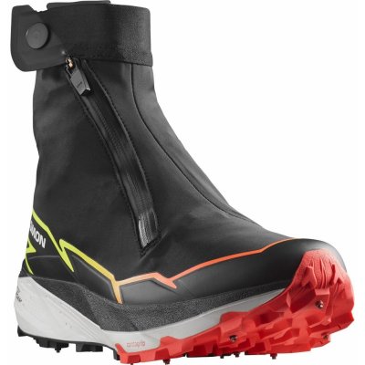 Salomon Winter Cross Spike L47307300 black neon flame safety yellow – Zboží Dáma