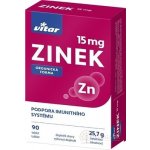 Vitar Zinek 15mg 90 tablet – Hledejceny.cz