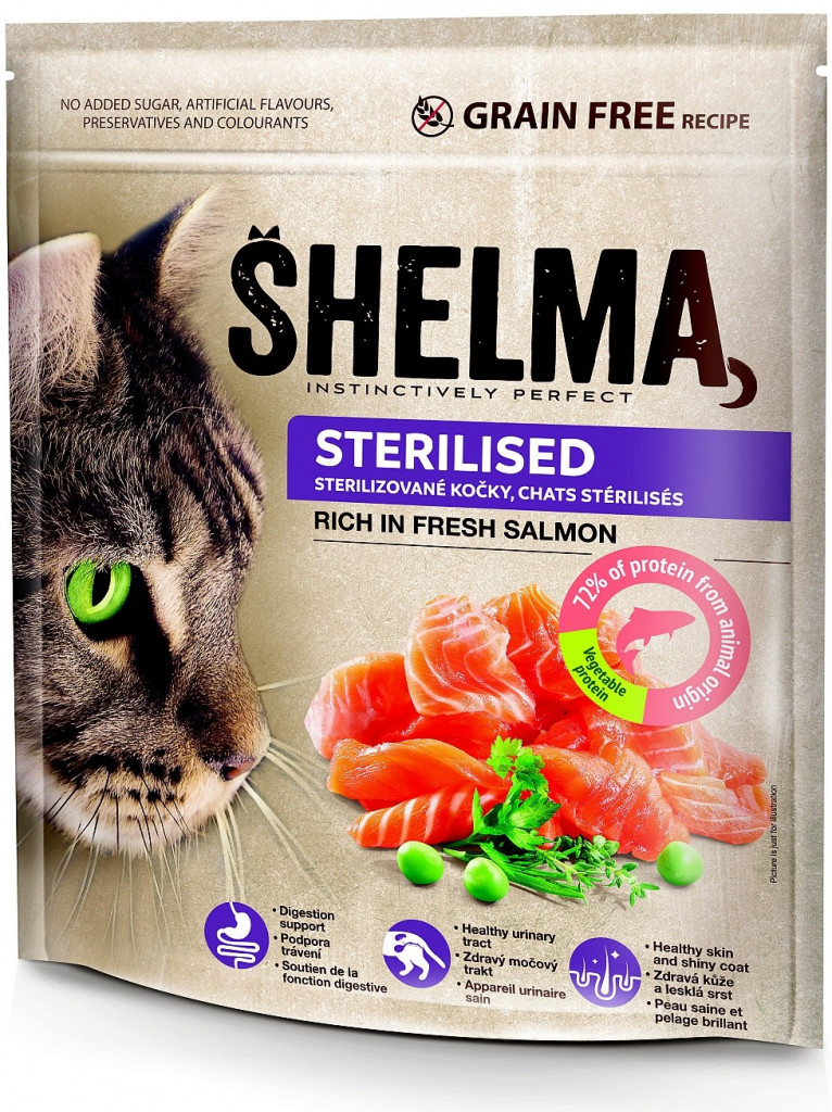 Shelma cat Freshmeat Sterilised salmon grain free 750 g