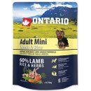 Ontario Adult Mini Lamb & Rice 0,75 kg