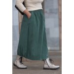 Italy fashion manšestrová sukně MALORY černá – Zboží Dáma