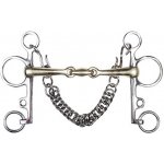 HKM Udidlo Argentan pelham 2x lomený – Zboží Dáma