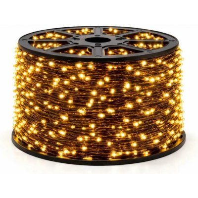 Eco Fix LED světelný řetěz venkovní 80 m, teple bílá, 800 diod, 36 V, tmavě zlatý kabel, IP67, cívka – Hledejceny.cz