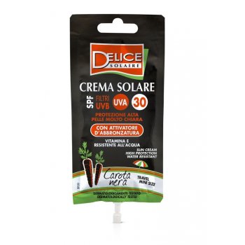 Delice Solaire Crema Solare Carota Nera SPF30 opalovací krém s černou mrkví 50 ml