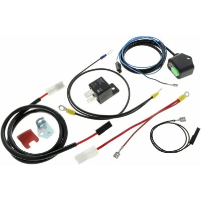 Elektroinstalace, startovací kabel s tlačítkem, startovací tlačítko a 12V spínací relé (MZA) - Simson S51, S70, S53, S83 | Zboží Auto