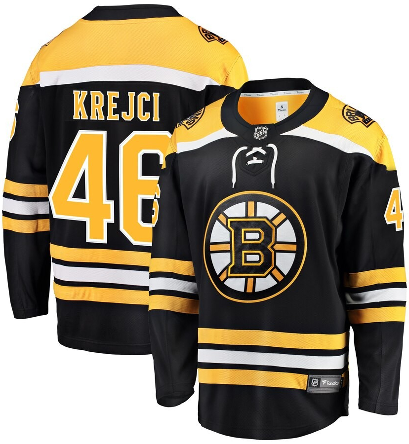 David Krejci 2006 Boston Bruins Throwback NHL Hockey Jersey