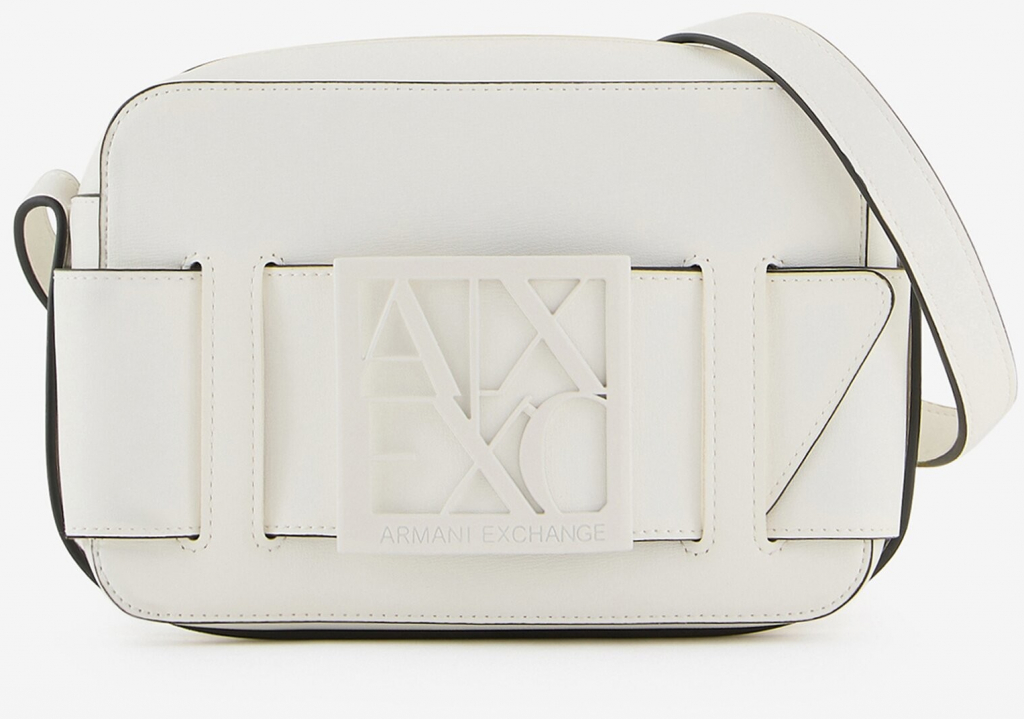 Armani Exchange Bílá dámská crossbody kabelka