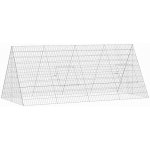 vidaXL Klec na kuřata 215 × 100 × 85 cm pozinkovaná ocel stříbrná 9799.3394437 – Zbozi.Blesk.cz