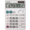 Kalkulátor, kalkulačka Sharp EL340W - 12-míst, nakl. displej, bílá