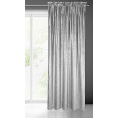 HOTOVÝ ZÁVĚS AMBI NA PÁSCE 140X270 CM STŘÍBRNÁ – Hledejceny.cz