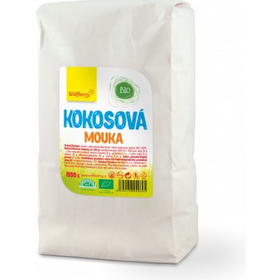 Wolfberry Kokosová mouka BIO 1000 g – Sleviste.cz