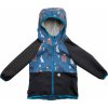 Dětská bunda Dětská softshell bunda bez zateplení modrá se zvířátky