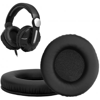 kwmobile náhradní náušníky na sluchátka 2x pro Sennheiser HD215 /HD225 /HD205 II /HD… černá – Hledejceny.cz
