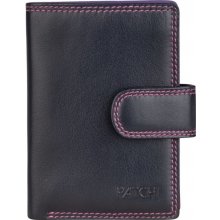 Patchi Kožená mini peněženka RFID 3001022.61.40 fialová / multicolor