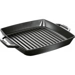 Staub Litinová čtvercová grilovací s uchy 28x28cm – Sleviste.cz
