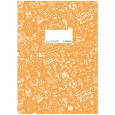 HERMA Obal na sešit Schooldoo A4 oranžový – Zboží Dáma