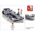 Sluban B0352 Formule F1 Racing Car Stříbrná 257 ks – Zboží Dáma