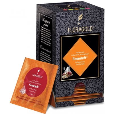 Floragold Bylinný čaj Honeybush Feenduft jahoda kiwi 15 ks