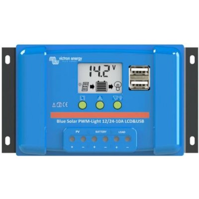 Solární regulátor PWM Victron Energy 30A LCD a USB 12V/24V – Zbozi.Blesk.cz