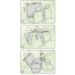 Kegel Ochranná přehoz do auta pro psa REKS II 120 x 164 cm – Sleviste.cz