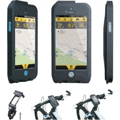 Pouzdro TOPEAK WEATHERPROOF RIDECASE iPhone 5 + SE černé/mo – Sleviste.cz