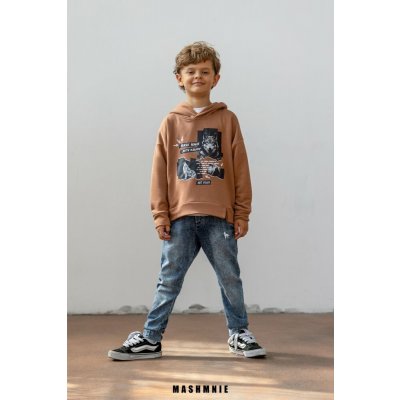 Stylové dětské džínové kalhoty MASHMNIE – Sleviste.cz