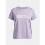 Under Armour Dívčí tričko UA TECH TWIST WDMK LOGO SS Fialová – Zboží Mobilmania