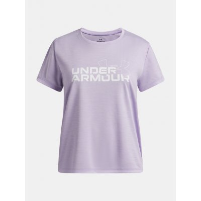 Under Armour Dívčí tričko UA TECH TWIST WDMK LOGO SS Fialová – Zboží Mobilmania