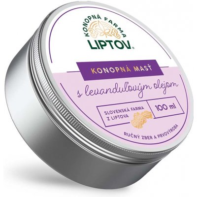 Konopná farma Liptov konopná mast Premium Levandule 100 ml – Zbozi.Blesk.cz