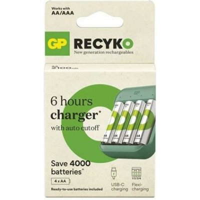 GP ReCyko B423 4× AA GP ReCyko 2100 mAh 1604842301 – Zboží Živě