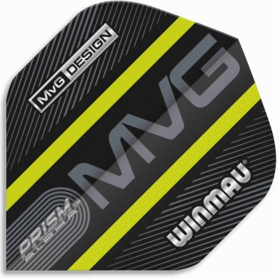 Winmau Prism Alpha Michael van Gerwen 2021 Black & Green W6915.188