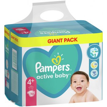 Pampers Active Baby 4+ 70 ks