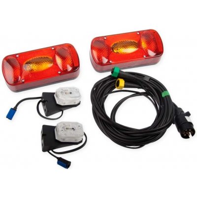 Elektrokabeláž k vleku, sada se světly (MD-36) 7pin / 5 m + 3,1 m obrys, FRISTOM | Zboží Auto