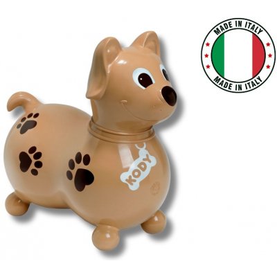 Gymnic skákací zvířátko pejsek Kody hnědá – Zboží Dáma