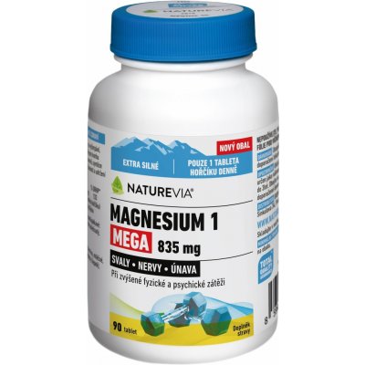 NatureVia Magnes.1 Mega 835mg 90 tablet – Hledejceny.cz