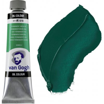 Van Gogh Olejová barva 40 ml Permanent Green Deep – Hledejceny.cz