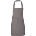 Link Kitchen Wear Dětská grilovací zástěra X1009 Dark Grey Pantone 431 60x50cm – Hledejceny.cz