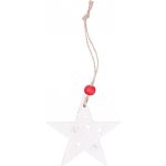 MFP 8886396 Závěs dřevěný hvězda 7cm/2ks bílá – Hledejceny.cz