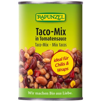 Rapunzel Bio směs fazolí sterilovaná Taco Mix 400 g