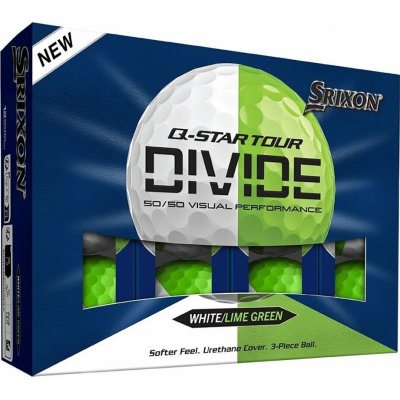 Srixon Q-Star Tour Divide 6 zeleno-bílé 12 ks – Hledejceny.cz