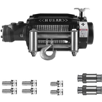 Hydraulický lanový naviják 8165kg ocelové lano 26,5m, Husar Winch BST H 18000 Lbs – Hledejceny.cz