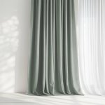 Goldea dekorační závěs marbella - šalvějově zelený 140x135 cm – Hledejceny.cz