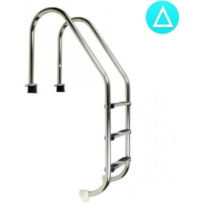 PWS schůdky 3 stupně STANDARD Into Concrete SALT (AISI 316) – Zboží Dáma