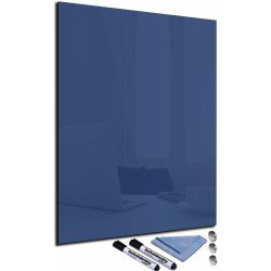 Glasdekor Magnetická skleněná tabule 30 x 40 cm tmavě modrá