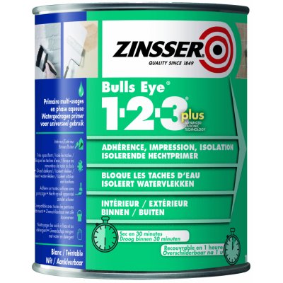 Zinsser Bulls Eye Výkonný univerzální přilnavostní základní nátěr 1-2-3 Plus 1 L