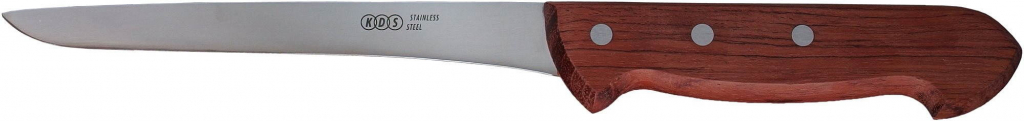 KDS Nůž řeznický vykošťovací dřevo Bubinga 17,5 cm