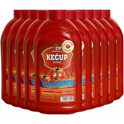 ZP Mikulčice SADA KEČUPŮ 6x Kečup jemný 1,5 kg – Zboží Dáma