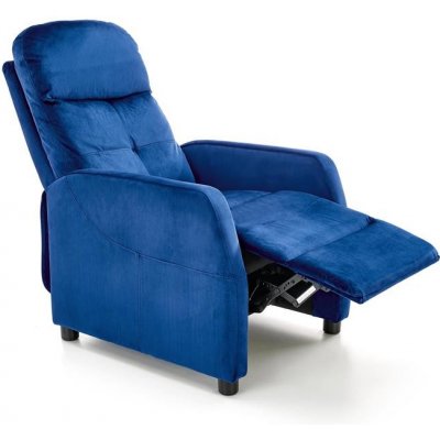 Halmar Felipe 2 velvet modré – Zboží Mobilmania