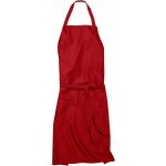 Workwear Verona 90 Dlouhá zástěra s laclem 00131-01 Red – Hledejceny.cz