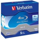 Verbatim BD-R SL 25GB 6x, jewel, 5ks (43715)